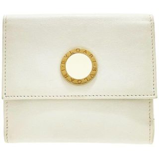 ブルガリ(BVLGARI)のブルガリ 財布 コローレ Wホック財布 レザー 革 アイボリー系 白(財布)