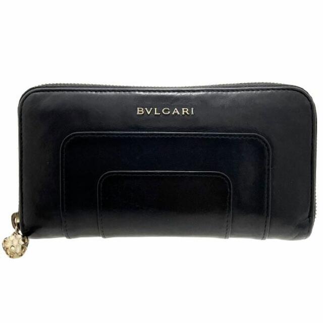 BVLGARI ブルガリ　セルペンティ　ラウンドジップ長財布