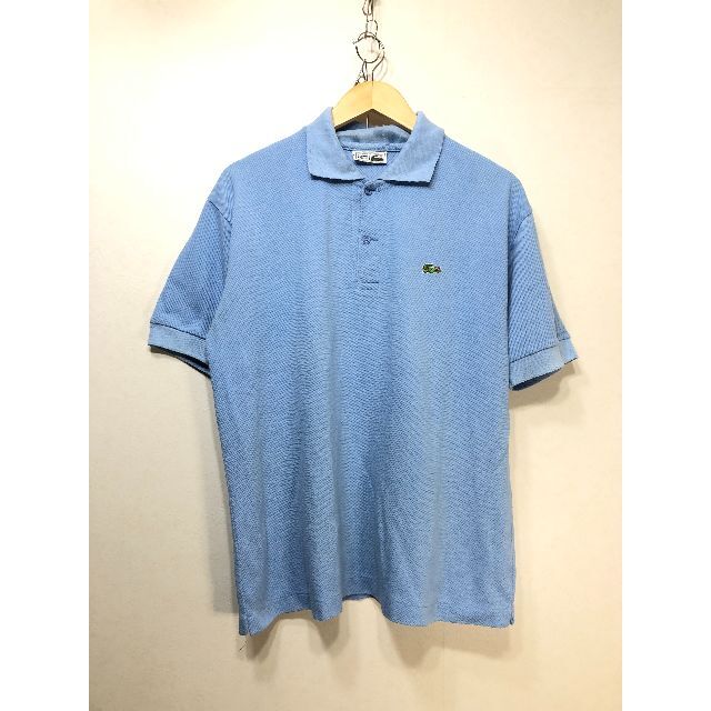 010562● CHEMISE LACOSTE ポロシャツ 水色