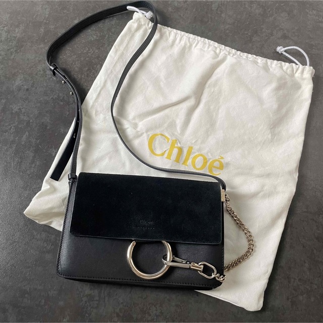 Chloe(クロエ)のChloe クロエ ショルダーバッグ FAYE フェイ ブラック 正規品 付属付 レディースのバッグ(ショルダーバッグ)の商品写真