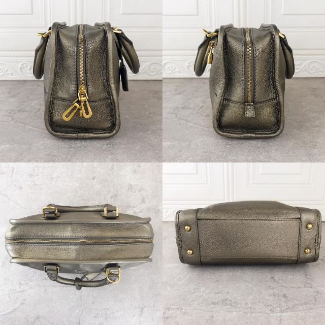美品❤️正規品❤️ ロエベ アマソナ23 ブロンズ ハンドバッグ LOEWE