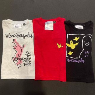 マークゴンザレス(Mark Gonzales)の【90サイズ】マークゴンザレス半袖Tシャツ3枚セット(Tシャツ/カットソー)