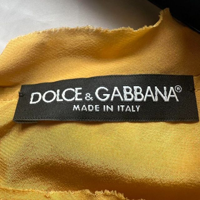 DOLCE&GABBANA(ドルチェアンドガッバーナ)の【美品】DOLCE&GABBANA 総レースワンピース イエロー 36 半袖 レディースのワンピース(ひざ丈ワンピース)の商品写真