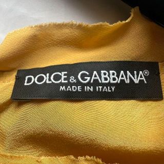 【美品】DOLCE\u0026GABBANA 総レースワンピース イエロー 36 半袖