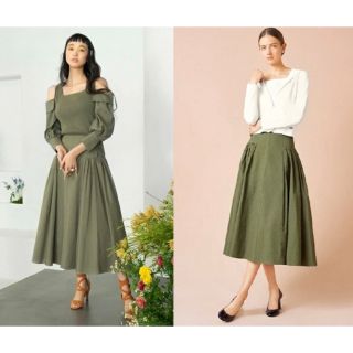 フォクシー(FOXEY)のADEAM  アディアム　 フォクシー Woodland  スカート 現行品(ロングスカート)