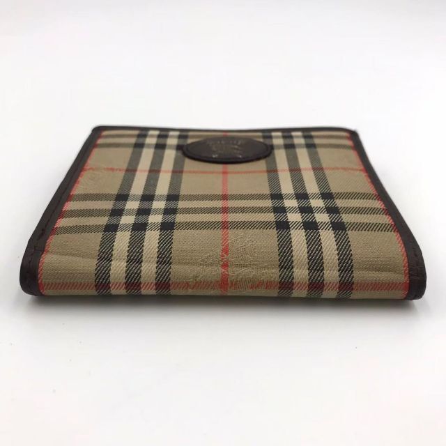 BURBERRY(バーバリー)の美品✨バーバリー 折り財布 がま口 ノバチェック キャンバス×レザー ベージュ その他のその他(その他)の商品写真