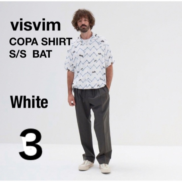visvim 23SS COPA SHIRT S/S BATS White 3 トップス visvim 23SS COPA SHIRT S/S BATS White 3 トップス