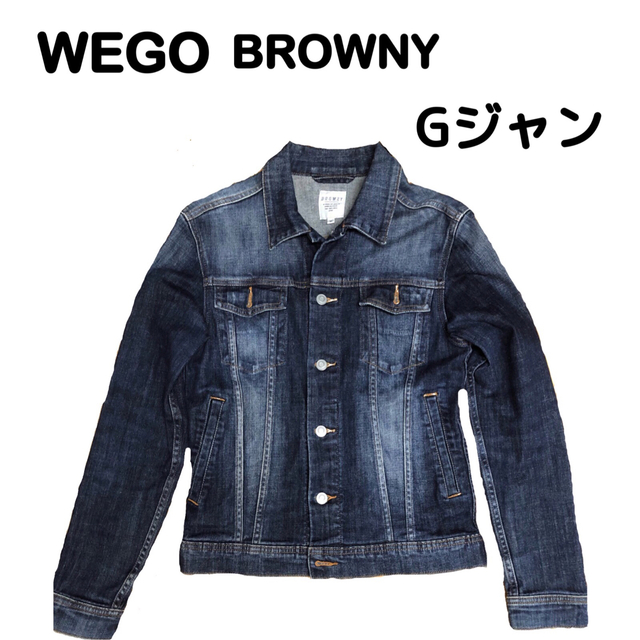 BROWNY(ブラウニー)のWEGO  BROWNY   デニムジャケット　Gジャン メンズのジャケット/アウター(Gジャン/デニムジャケット)の商品写真