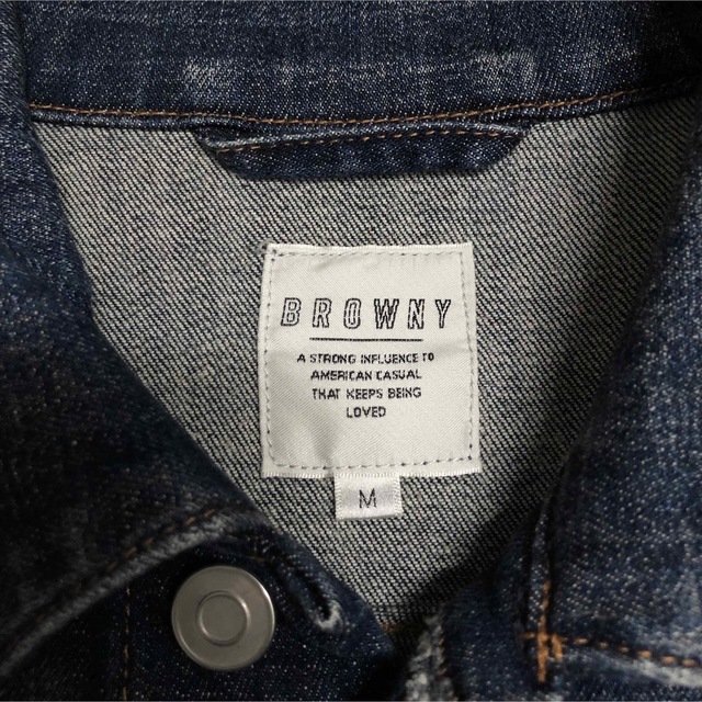 BROWNY(ブラウニー)のWEGO  BROWNY   デニムジャケット　Gジャン メンズのジャケット/アウター(Gジャン/デニムジャケット)の商品写真