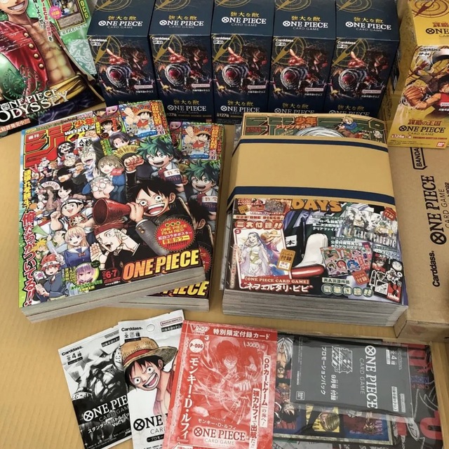 最終値下げ　全新品未開封ONEPIECEカードゲーム まとめ売り　謀略の王国など