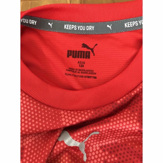PUMA(プーマ)のプーマ　120㎝　Tシャツ キッズ/ベビー/マタニティのキッズ服男の子用(90cm~)(Tシャツ/カットソー)の商品写真