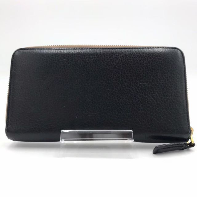 Paul Smith(ポールスミス)の極美品✨ポールスミス 長財布 ラウンドファスナー レザー ブラック バイカラー メンズのファッション小物(長財布)の商品写真