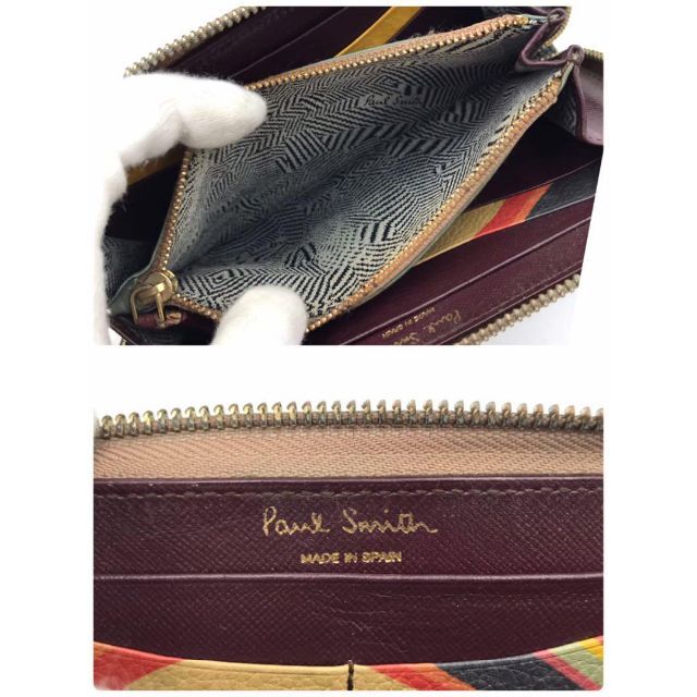 Paul Smith(ポールスミス)の極美品✨ポールスミス 長財布 ラウンドファスナー レザー ブラック バイカラー メンズのファッション小物(長財布)の商品写真