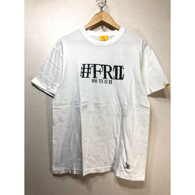 510562● FR2 ラメ Tシャツ M エフアールツー ロゴ ホワイト