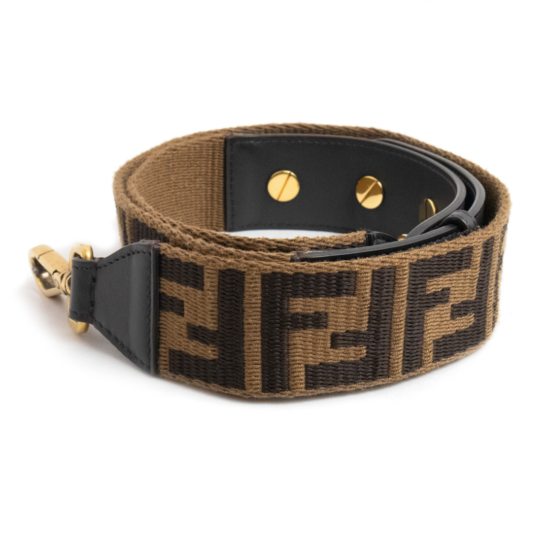 FENDI(フェンディ)のフェンディ ストラップ ユー ショルダーストラップ ファブリック レザー ブラウン 茶 8AV120A5KZF154S FENDI（新品・未使用品） レディースのバッグ(その他)の商品写真