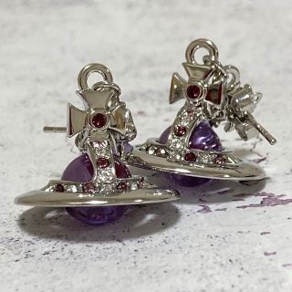 ヴィヴィアン(Vivienne Westwood) ピアス(パープル/紫色系)の通販 53 ヴィヴィアン(Vivienne Westwood) ピアス(パープル/紫色系)の通販 53