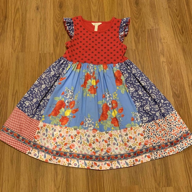 Matilda Jane 切替えワンピース 8 130 マチルダジェーン キッズ/ベビー/マタニティのキッズ服女の子用(90cm~)(ワンピース)の商品写真