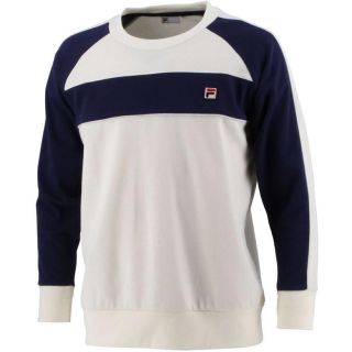 フィラ(FILA)のFILA フィラ テニスウェア クルーネックシャツ VM5586 白メンズM新品(ウェア)