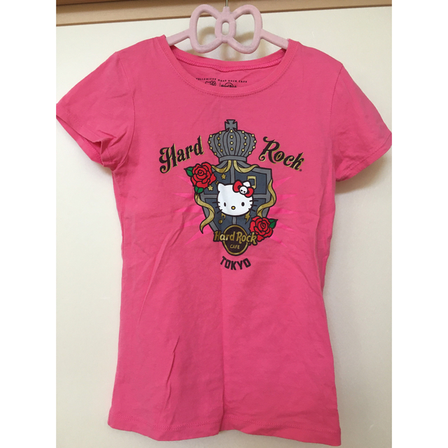 Hard Rock CAFE(ハードロックカフェ)のハローキティ ハードロックカフェ 子供用Ｔシャツ キッズ/ベビー/マタニティのキッズ服女の子用(90cm~)(Tシャツ/カットソー)の商品写真