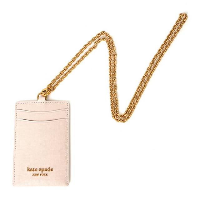 新品 ケイトスペード kate spade カードケース ID LANYARD ペールドッグウッド