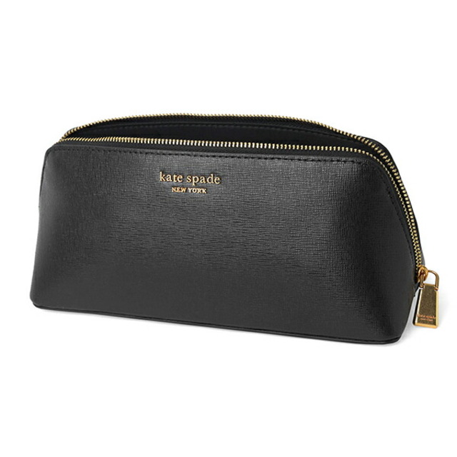 kate spade new york(ケイトスペードニューヨーク)の新品 ケイトスペード kate spade ポーチ NEW COSMETIC CASE ブラック レディースのファッション小物(ポーチ)の商品写真