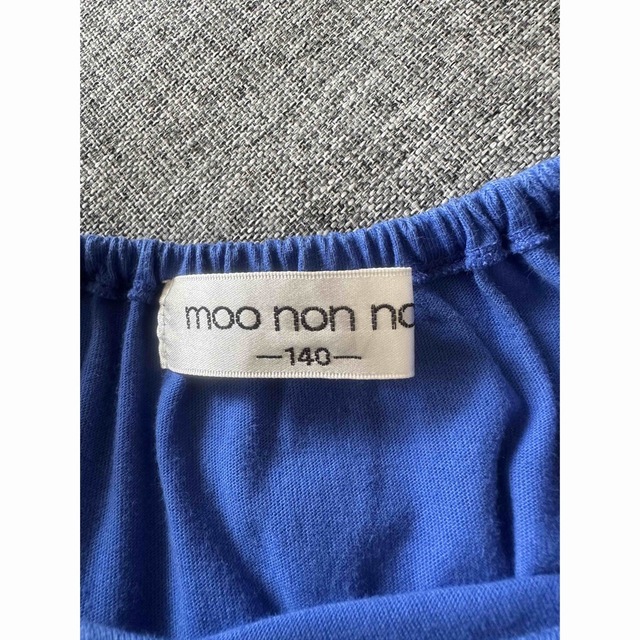 moononnon 花柄切り替えリボン＆裏地付きワンピース 140 キッズ/ベビー/マタニティのキッズ服女の子用(90cm~)(ワンピース)の商品写真