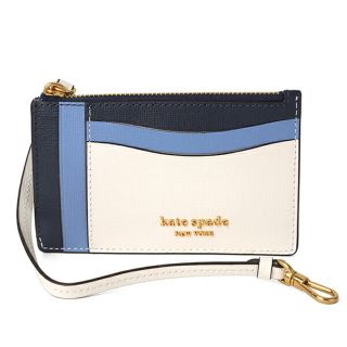 ケイトスペードニューヨーク(kate spade new york)の新品 ケイトスペード kate spade カードケース COLOR BLOCK CARD CASE WRISTLET クリームマルチ(名刺入れ/定期入れ)