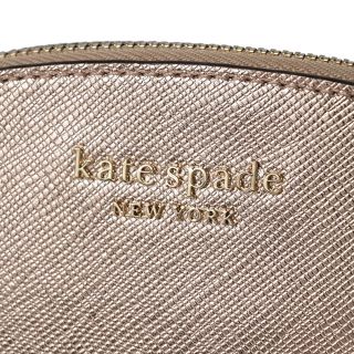 新品】KATE SPADE ポーチ　小物入れ　ゴールド　⭐︎箱付き