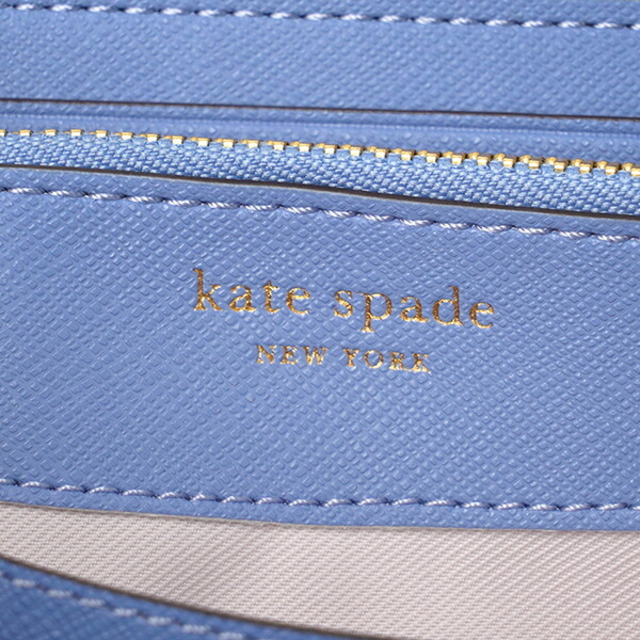 新品 ケイトスペード kate spade 長財布 COLOR BLOCK ZIP AROUND CONTINENTAL WALLET クリームマルチ