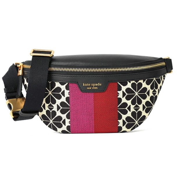 新品 ケイトスペード kate spade ウエストバッグ・ボディバッグ MEDIUM BELT BAG クリームマルチ