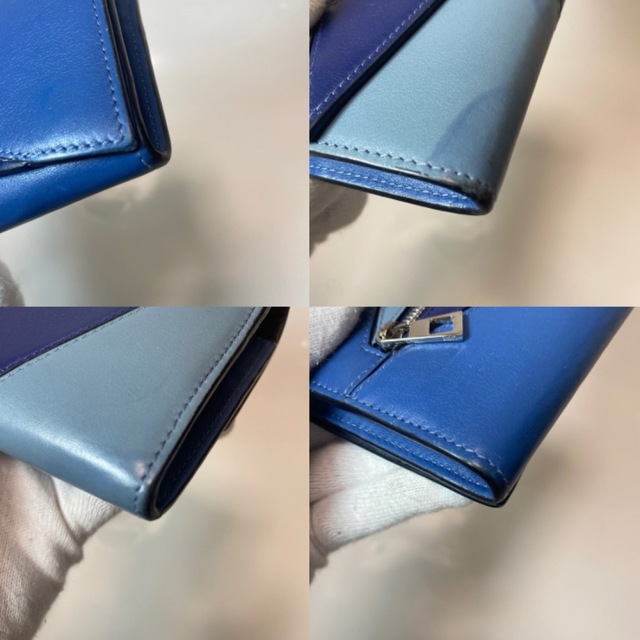 大人気✨ロエベ 長財布 パズル アナグラム フラップ式 レザー