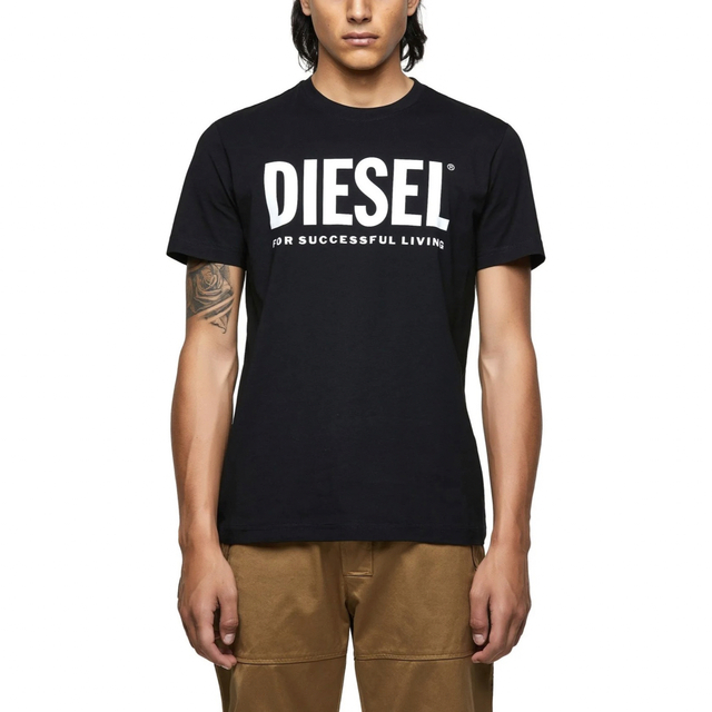 DIESEL(ディーゼル)のDIESEL  新品未使用　XXSサイズ　Tシャツ　カットソー　黒　ディーゼル メンズのトップス(Tシャツ/カットソー(半袖/袖なし))の商品写真