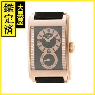 ロレックス(ROLEX)のロレックス チェリーニ プリンス  5442/5 ブラック メンズ 【200】(腕時計(アナログ))