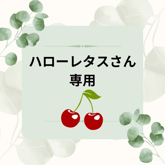 ハローレタスさん専用 山形県産さくらんぼ