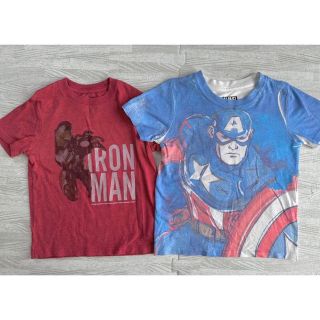 マーベル(MARVEL)のマーベル　アイアンマン　キャプテン・アメリカ　子供服　男の子　保育園　まとめ売り(Tシャツ/カットソー)