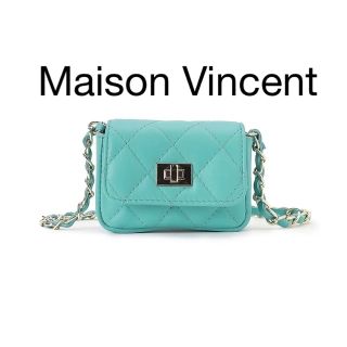 MAISON VINCENT - 新品　maison vincent キルティングチェーンミニバッグ