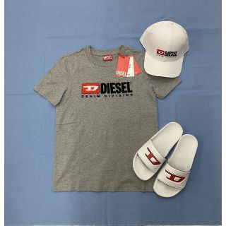 DIESEL - ディーゼル レディース Tシャツ 02B22 M グレー 新品 A05033