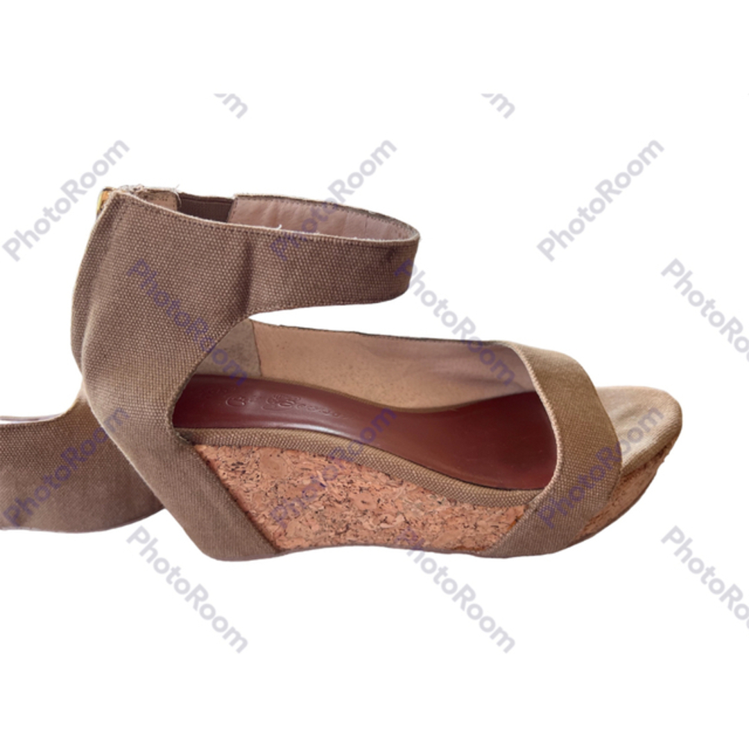 MattBernson  キャンバス　厚底　サンダル　ミュール　ウエッジソール レディースの靴/シューズ(サンダル)の商品写真