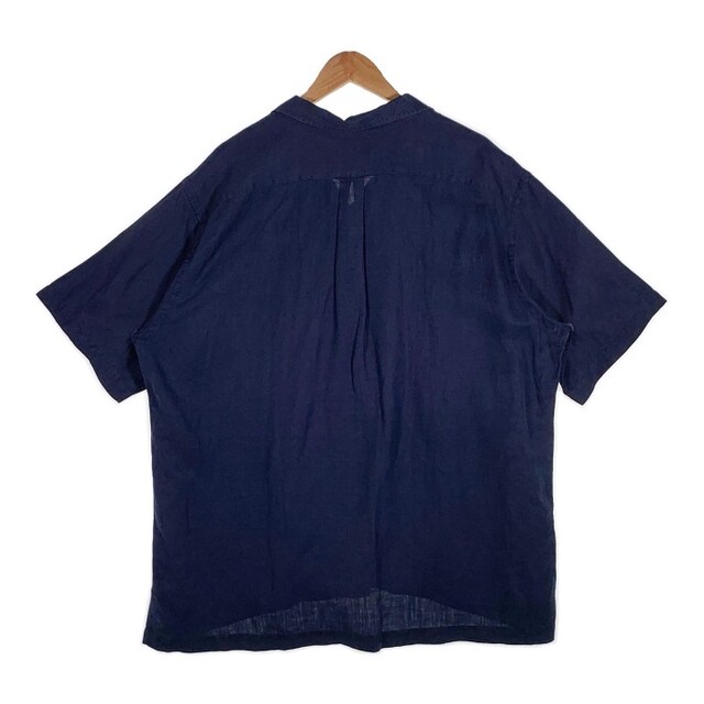 POLO RALPH LAUREN(ポロラルフローレン)のポロラルフローレン オープンカラーシャツ リネン シルク サイズ XL メンズのトップス(シャツ)の商品写真