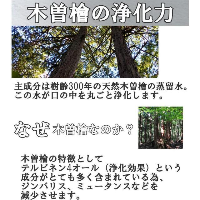 木曽檜歯磨きジェル 50g　ホテルオークラ採用 コスメ/美容のオーラルケア(歯磨き粉)の商品写真