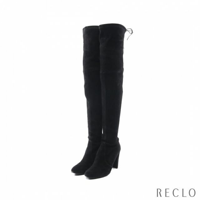 Stuart Weitzman - ニーハイ ブーツ スエード ブラックの通販 by RECLO