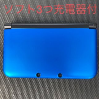 ニンテンドー3DS(ニンテンドー3DS)の美品　ニンテンドー　3dsll ブルーブラック(携帯用ゲーム機本体)