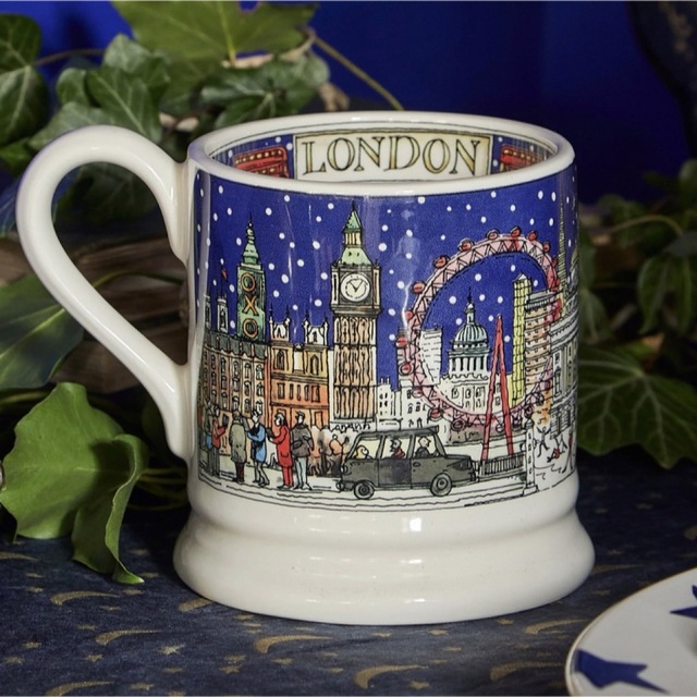 Emma Bridgewater ロンドンクリスマスマグカップ　first品インテリア/住まい/日用品