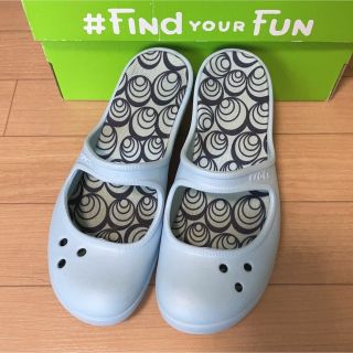 crocs - クロックス フランシス W6 水色の通販 by よろず屋 さるたまっ