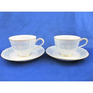 ノリタケ(Noritake)の◇極美品 ノリタケ レースウッドゴールド カップ＆ソーサー ペア 2客セット◇(グラス/カップ)