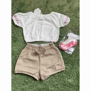 チュチュアンナ(tutuanna)の[送料込]夏用女の子セット　90センチ(Tシャツ/カットソー)