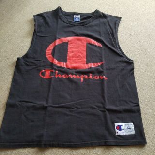 チャンピオン(Champion)の大きいサイズ アメリカ古着 Champion ノースリーブシャツ XL(Tシャツ/カットソー(半袖/袖なし))