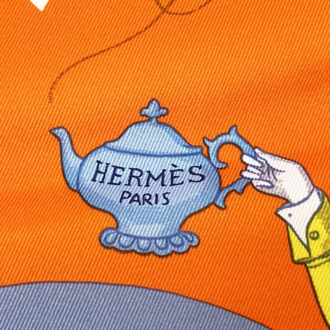 HERMES カレ70 Tea Time ティータイム スカーフ 4