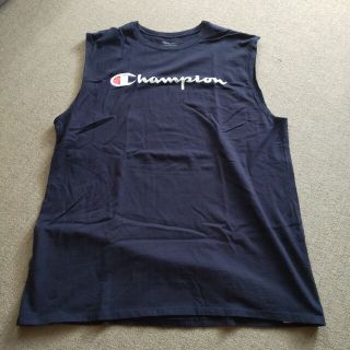 チャンピオン(Champion)の大きいサイズ アメリカ古着 Champion ノースリーブシャツ 2XL(Tシャツ/カットソー(半袖/袖なし))