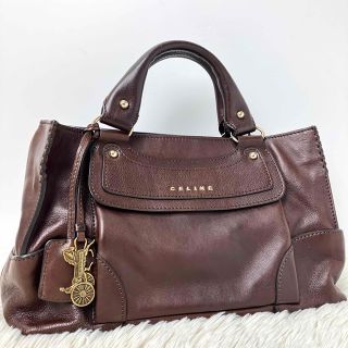 celine - 美品 セリーヌ ハンドバッグ ブギーバッグ ダークブラウン